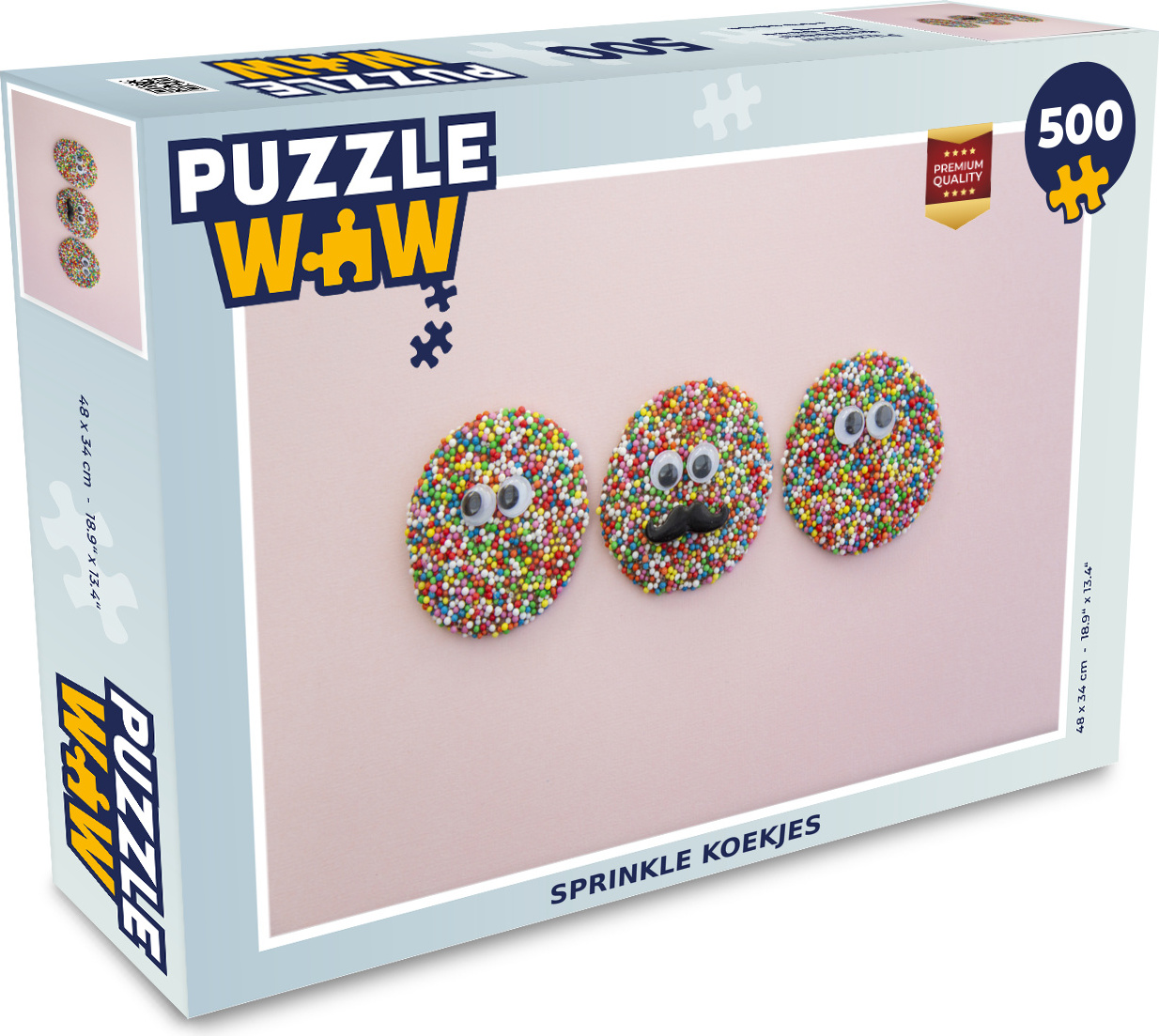 MuchoWow® Puzzle 500 Teile Kekse bestreuen - 500 Teile - Kinder - Selberbauen - Puzzlespiele 137|17173806