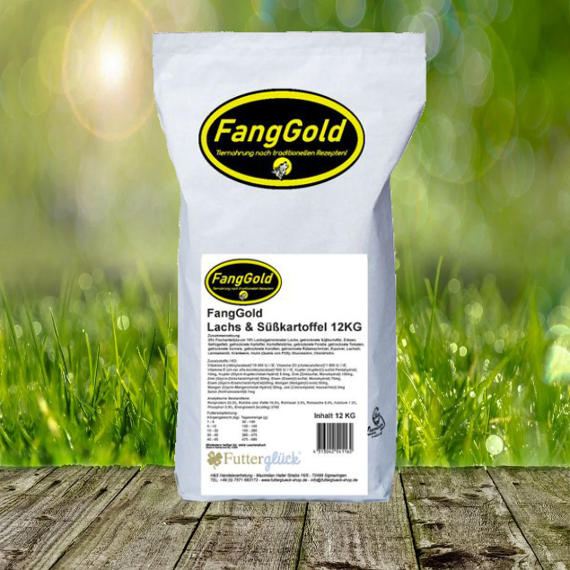 FANGGOLD Lachs & Süßkartoffel 2 x 12 kg