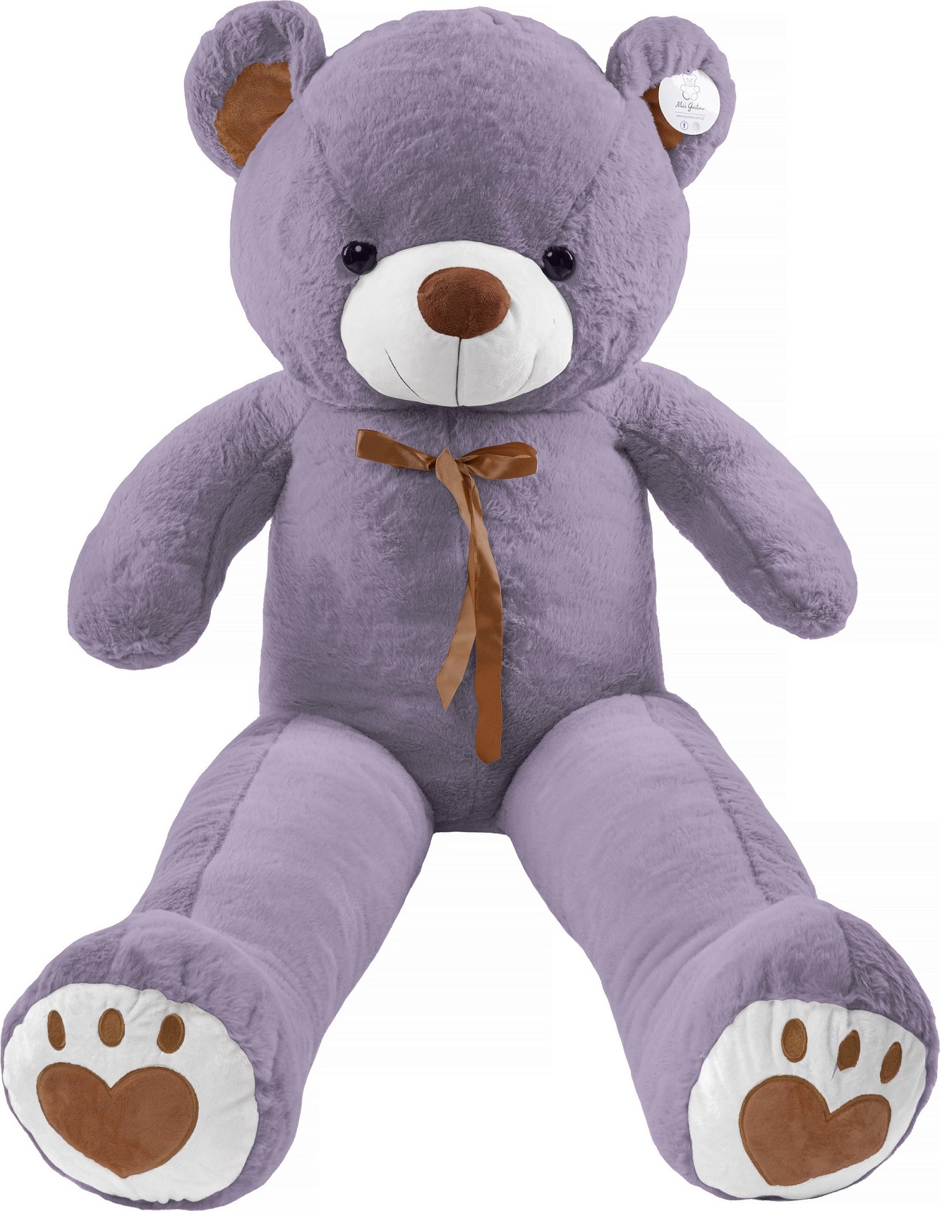 Mi Gustaw Gustaw Valor Teddybär 160 cm - grau