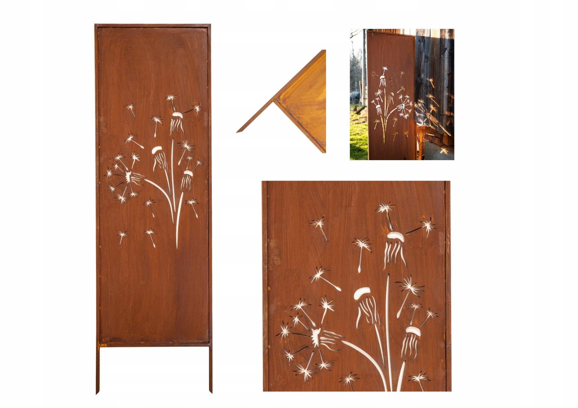 Targa Decorativa In Metallo Arrugginito Per Esterno – Sagoma Uccellini Sul Nido – Stile Rustico