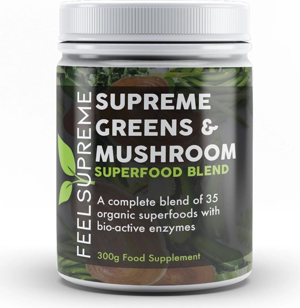 Feel Supreme Retail Ltd Feel Supreme Supreme Greens & Pilze - Ballaststoffreiche Pilzmischung, 300g