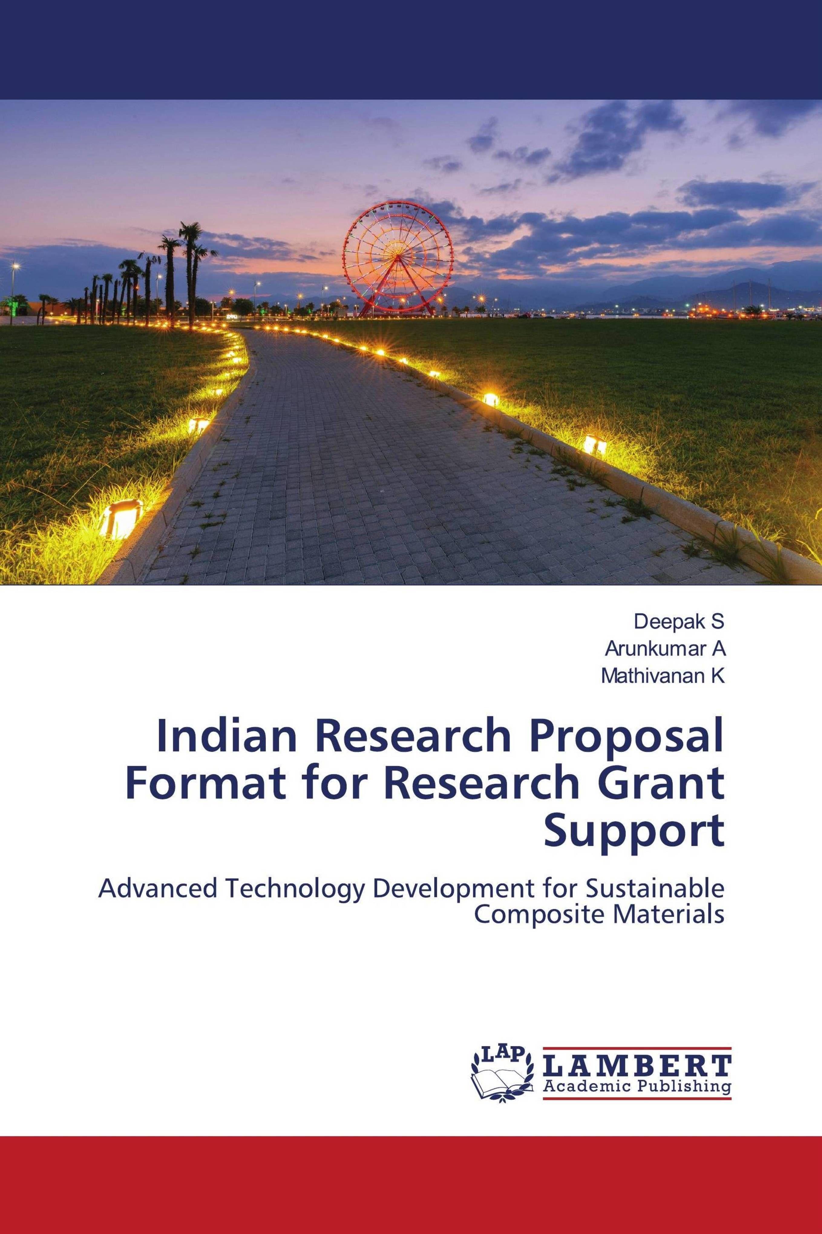 Sonstige Verlage Indian Research Proposal Format for Research Grant Support