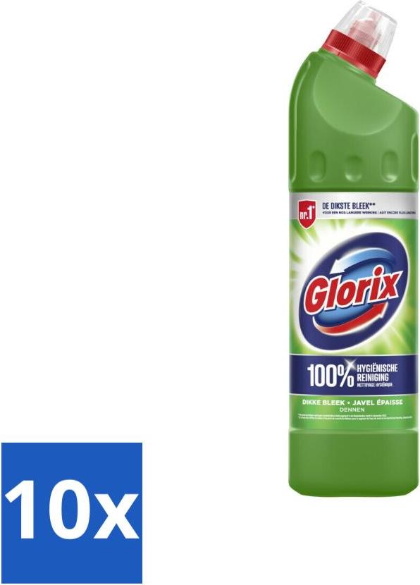 Glorix - Bleichmittel - Kiefer - Schutz vor Kalk - 750 ml - Vorteilspack - 10 Stücke 8721410