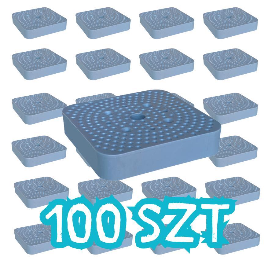 Harpun A/S Montageunterlagen SOLID bis 10 Tonnen, 100 × 100 mm, Stärke 20 mm, 100 Stück