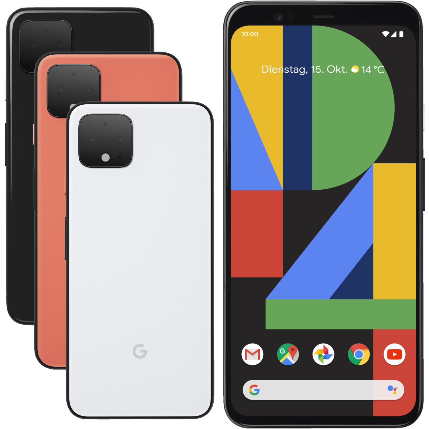 Google Pixel 4 64 GB Dual-Sim Len čierna Neu