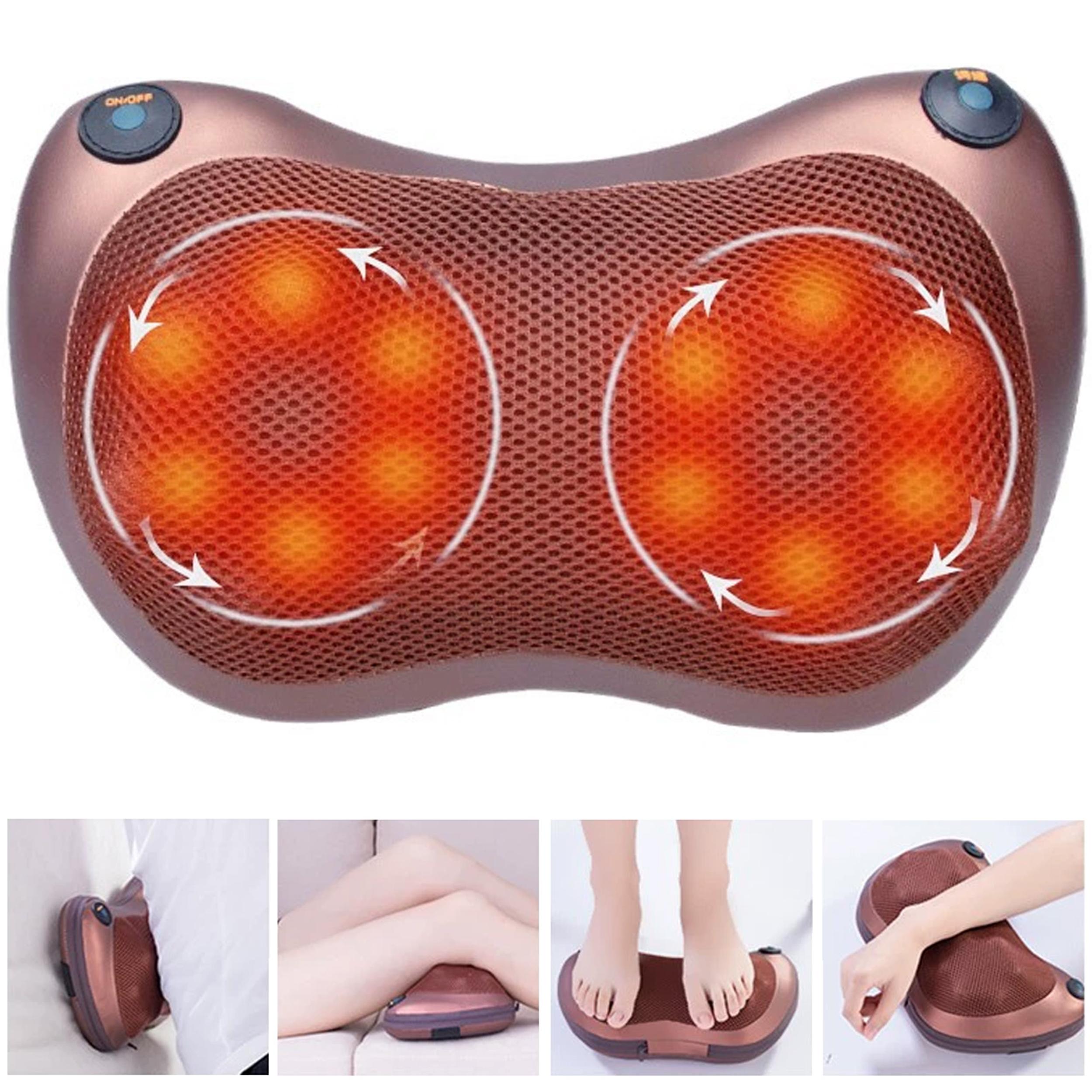 keepgogo Nackenmassagegeräte, 16 Massageköpfe Nackenmassagegeräte, 2 Richtungen Rückenmassagegerät, 2 Tasten Beinmassagegerät, Wadenmassagegeräte, Venen/Fuß