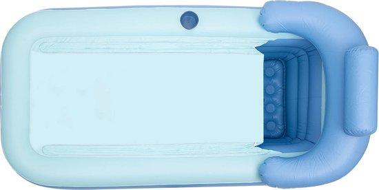 Famanu Faltbare Badewanne - Praktische Aufblasbare Badewanne - Blau SHSHOP