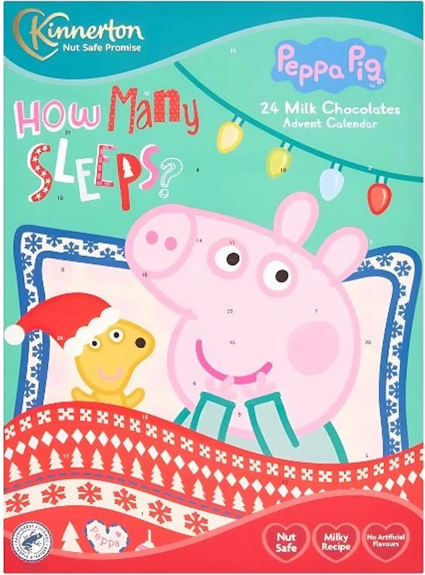 Kinnerton Peppa Pig Adventskalender 40g (MHD ABGELAUFEN 01.07.2025)