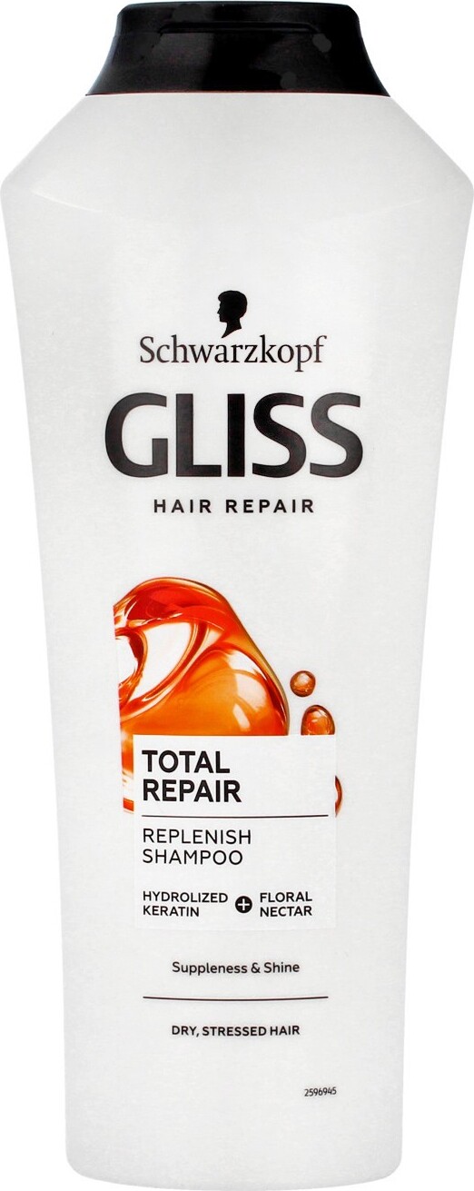 Schwarzkopf Gliss Kur Total Repair Shampoo fr trockenes und geschdigtes Haar 400 ml