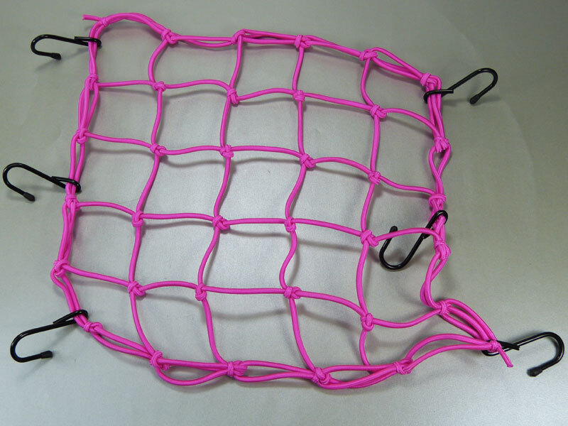 JH Design Fahrrad Gepäcknetz und Transportnetz Neon Pink 4684LI