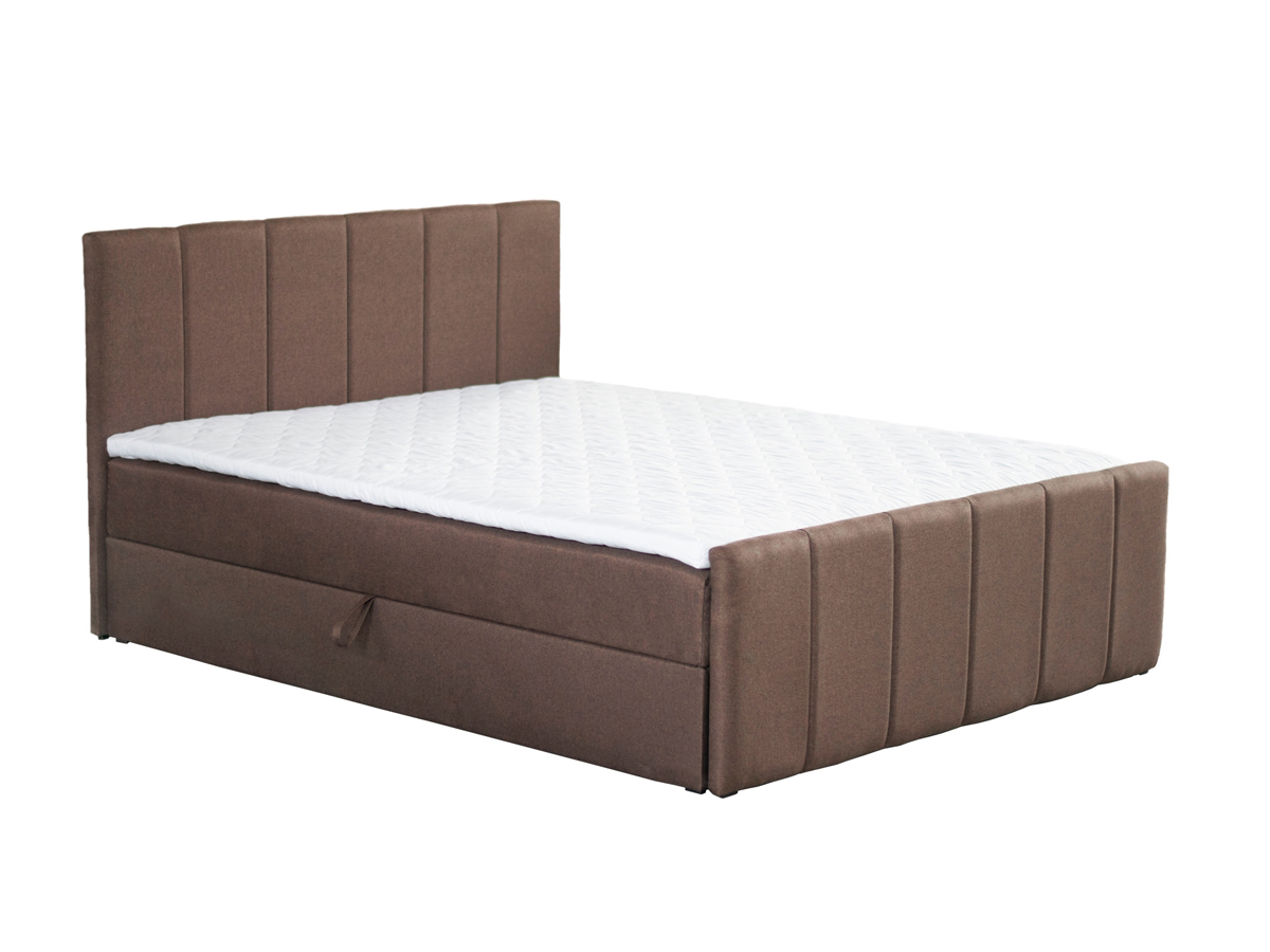 Kondela Boxspringová manželská posteľ Star 160 - hnedá