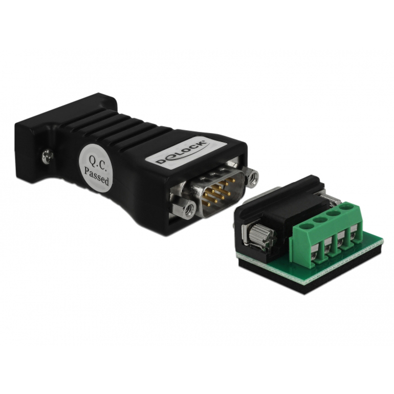 DELOCK Konverter 1 x Seriell RS-232 DB9 zu 1 x Seriell RS-48 62919