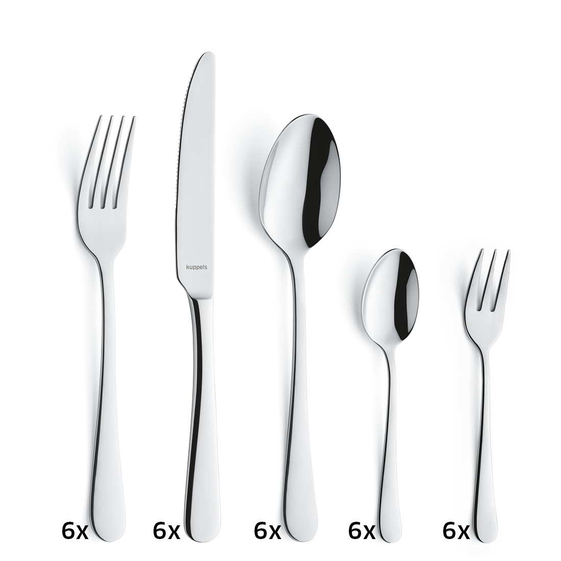 kuppels 30-tlg. Besteckset DELIA