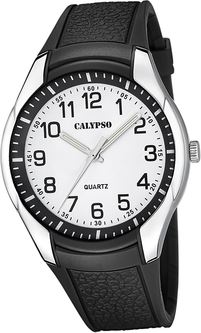 Pánske hodinky Calypso gumené čierne Náramkové hodinky Calypso Analogico D2UK5843/1