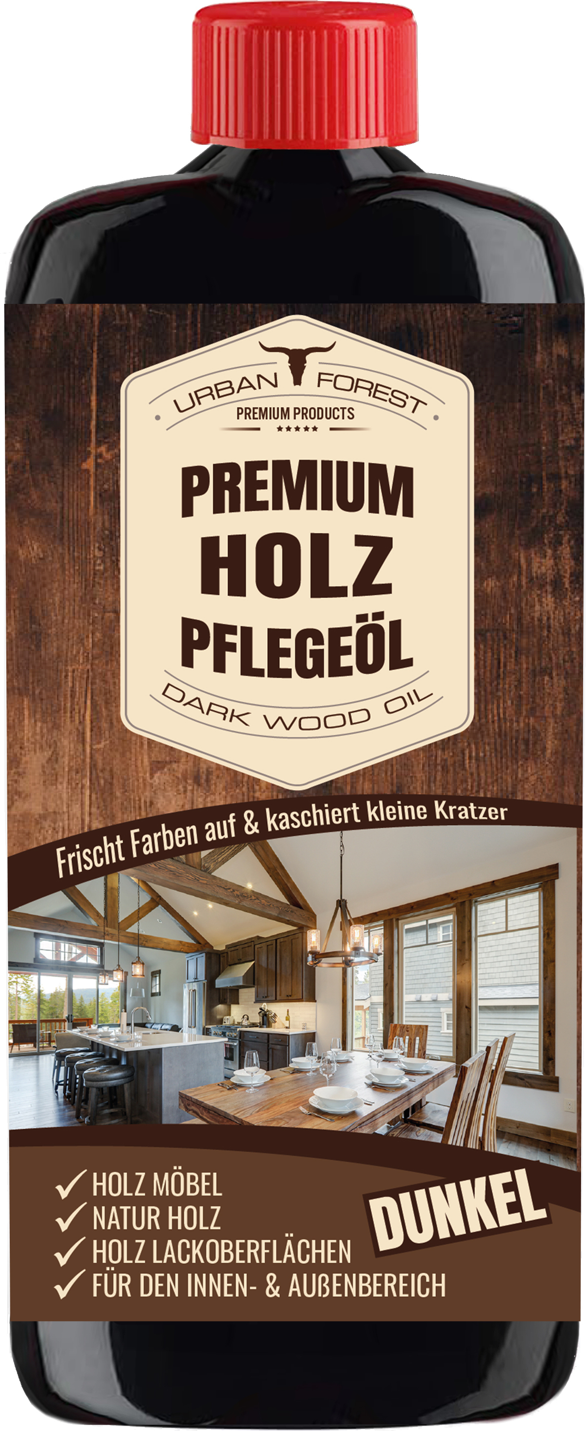 Möbelpolitur Holz dunkel zur Holzpflege