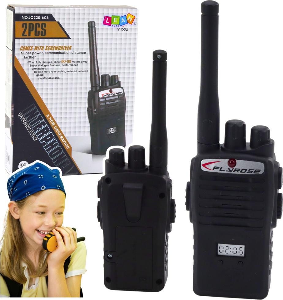 Lean Walkie Talkie Walkie Kit Für Kinder Reichweite 50-60M