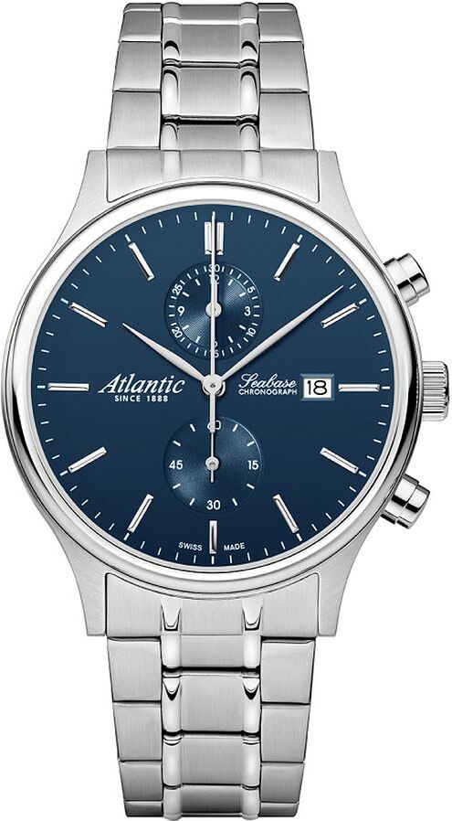 Uhr Atlantic Herren Silber atlantic-64457.41.51