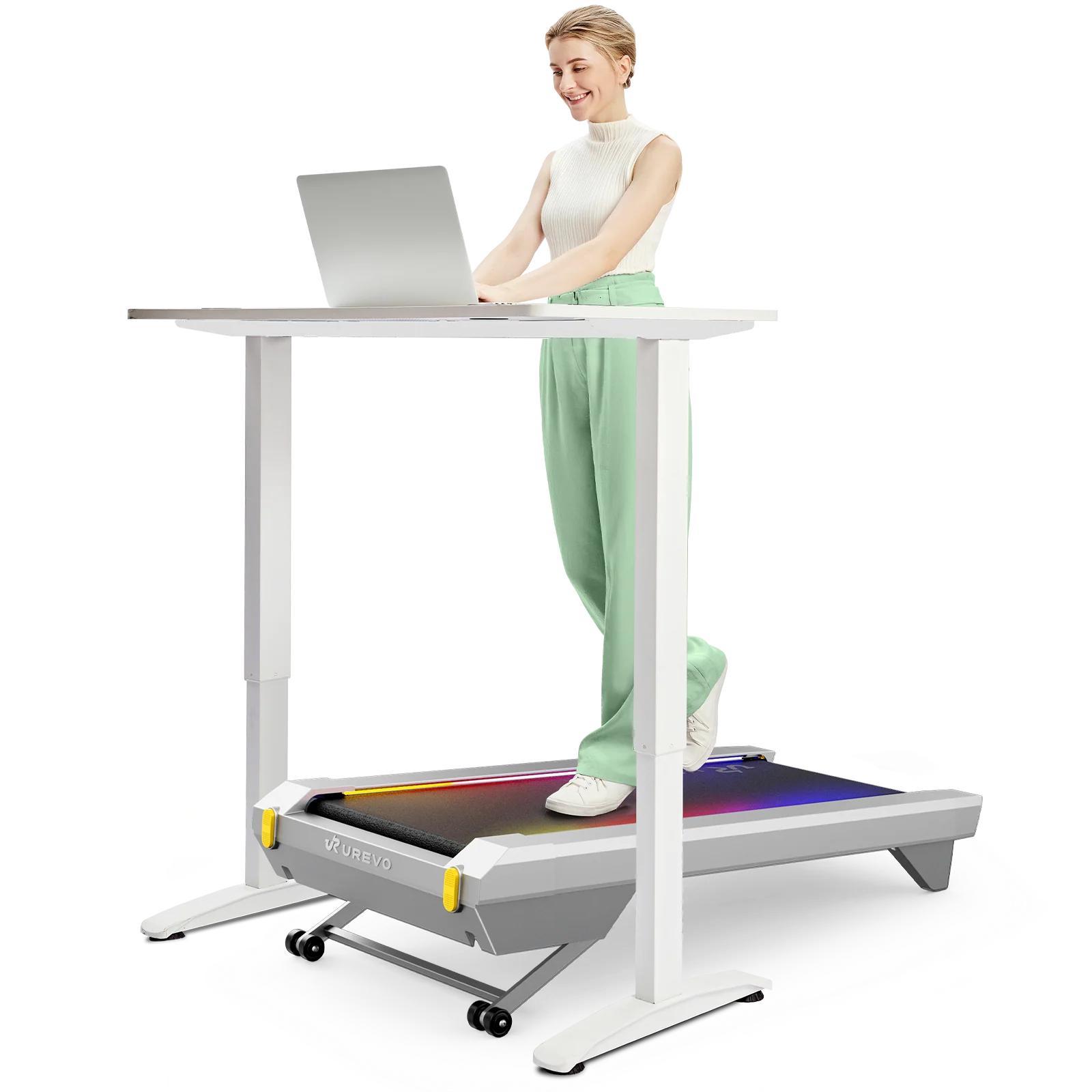 Laufband UREVO CyberPad for Office (mit App) max 6km/h Silber URTM051