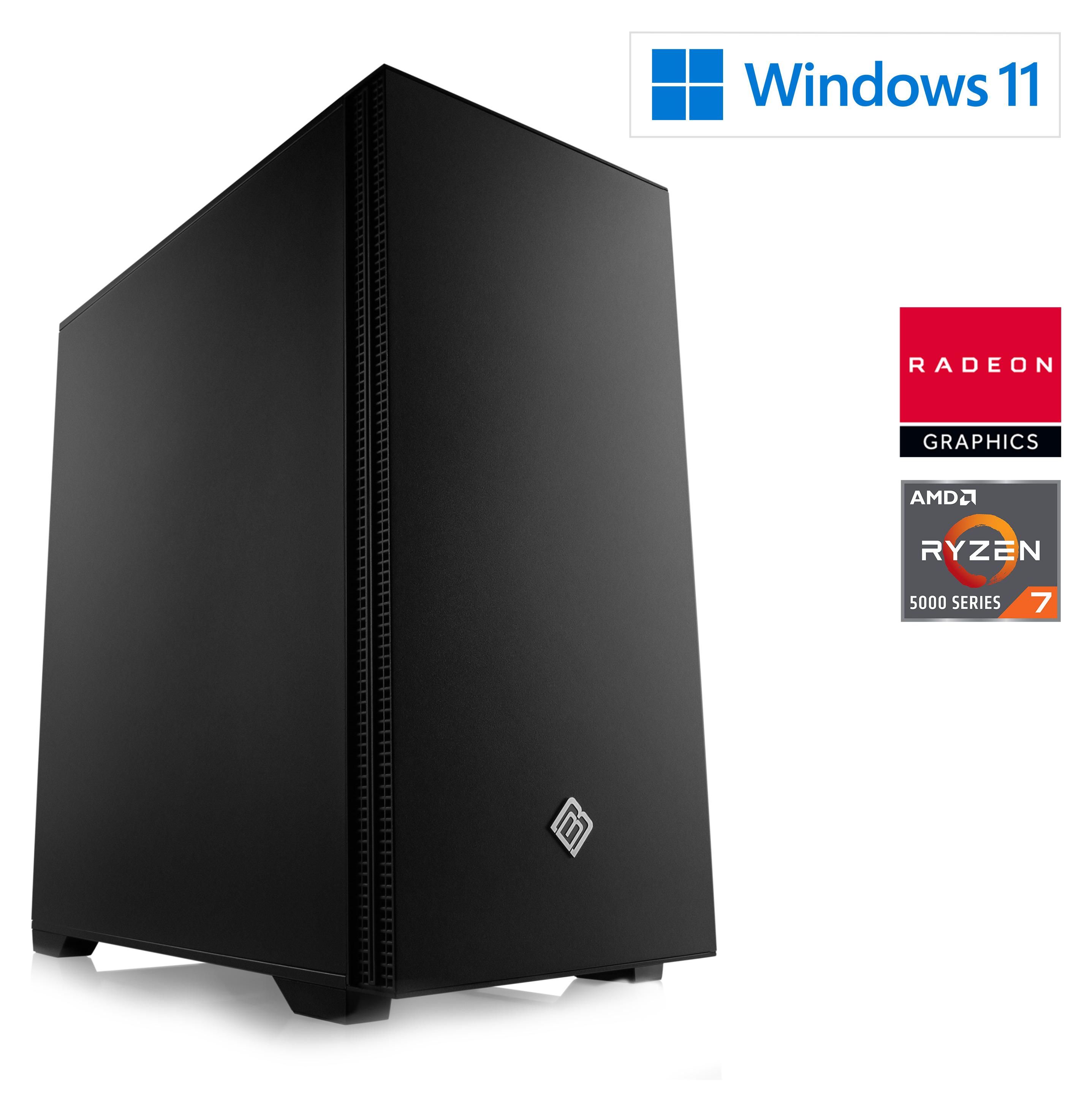 Gaming PC, AMD Ryzen 7 5700G, 3800 MHz, AMD Radeon Graphics, 16 GB DDR4 RAM, 1000 GB M.2 SSD, Windows 11 Home, USB 3.2 |M11140H