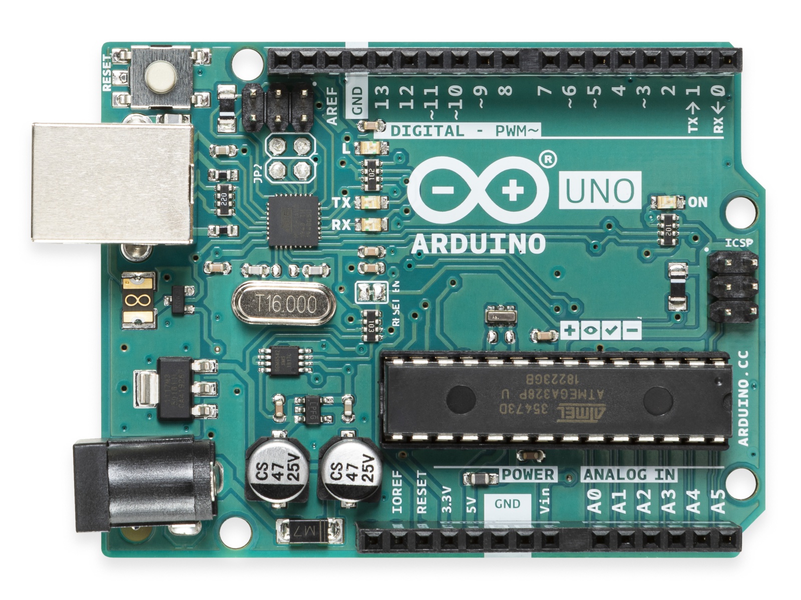 Arduino UNO Rev3 Entwicklungsplatine (A000066)