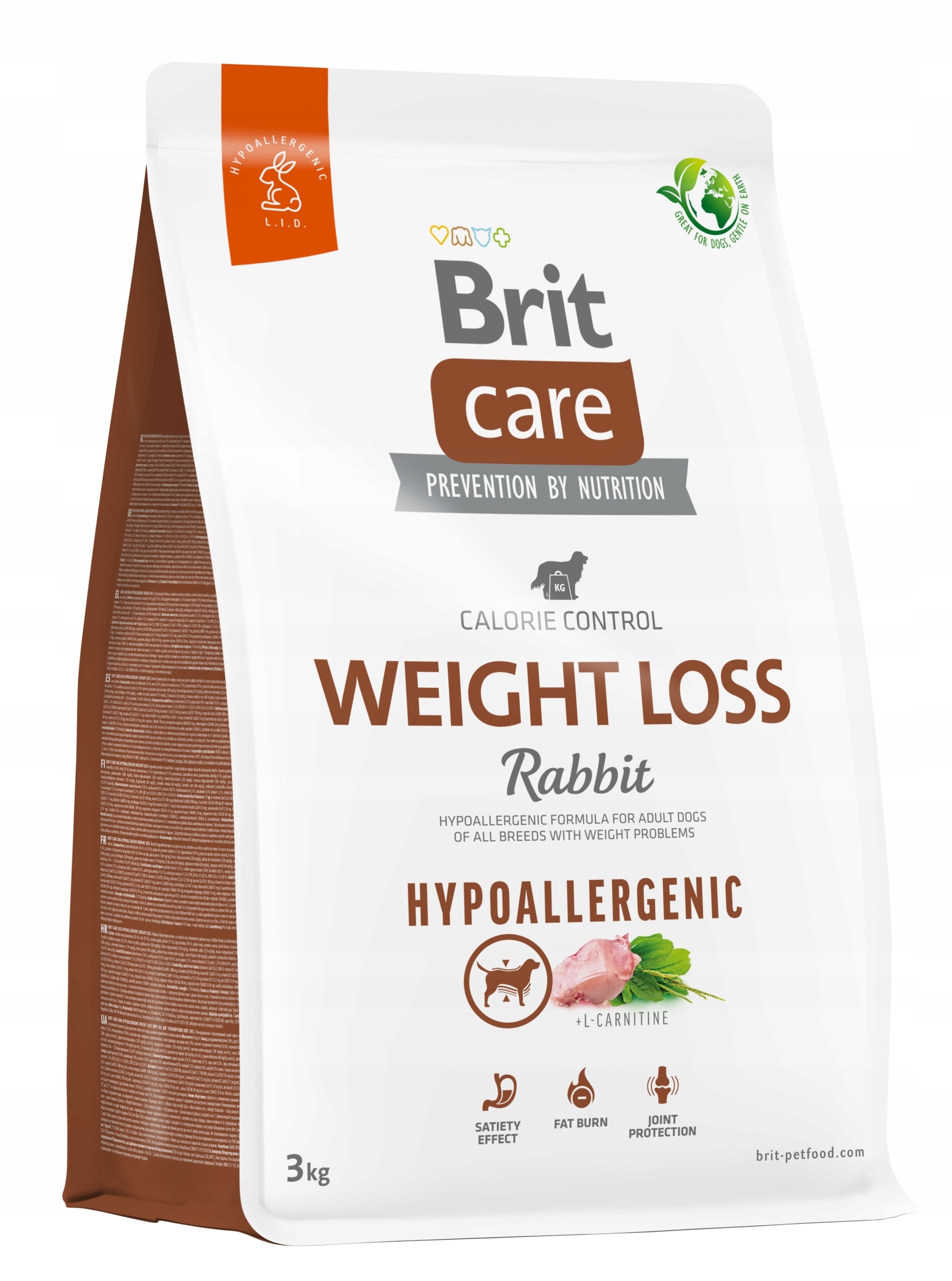 BRIT CARE Hypoallergenes Gewichtsverlust-Kaninchen 3kg
