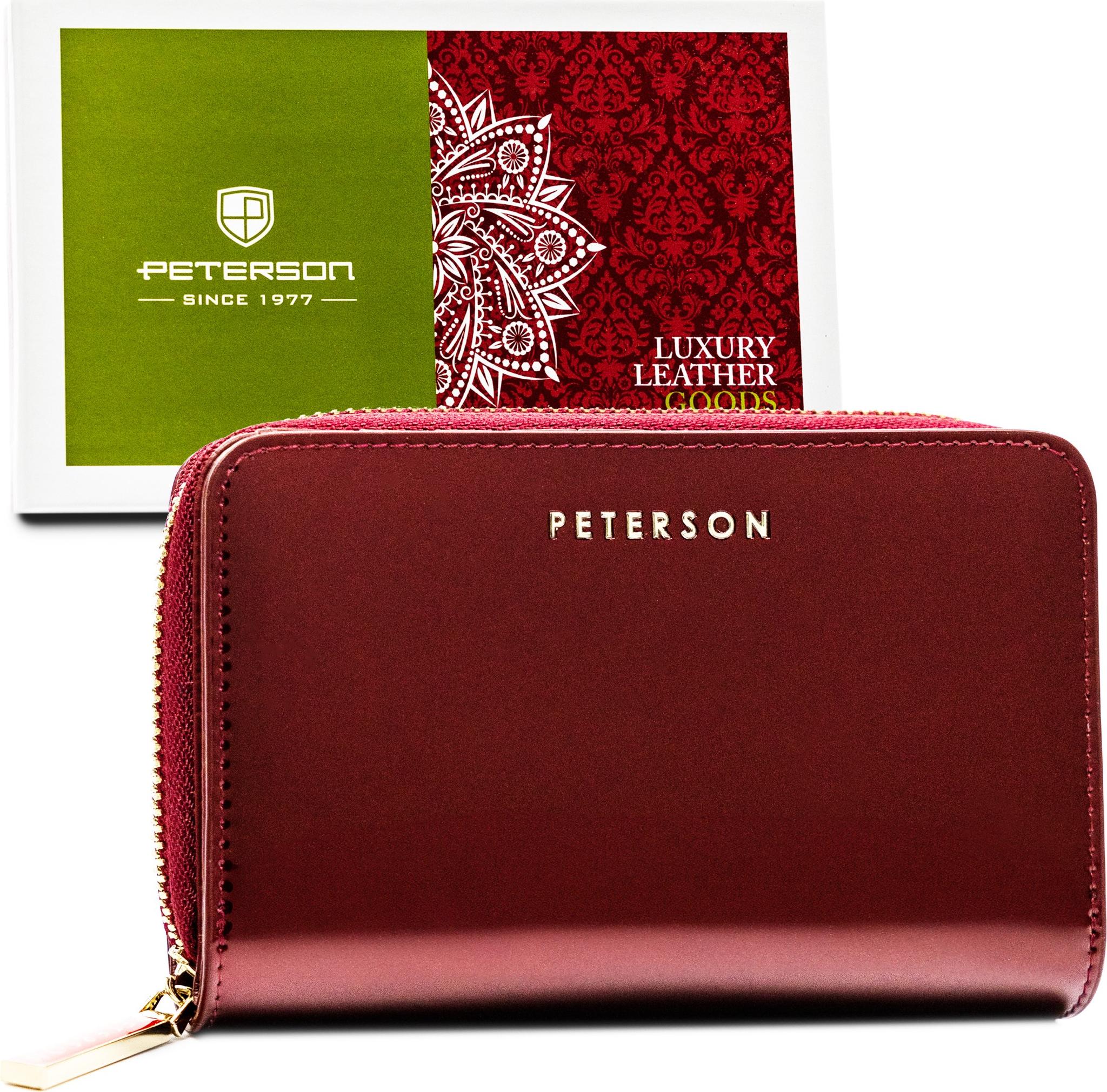 PTN BC-418-1629 Rote Lederbrieftasche