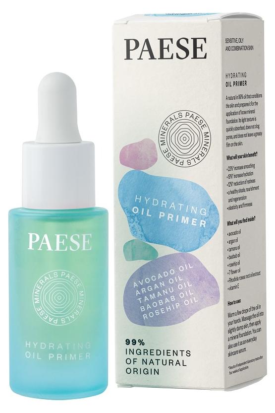 Paese Minerals Nawilżający olejek pod makijaż, 15 ml