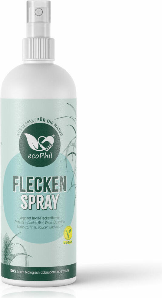 ecoPhil Fleckenspray, Textil-Fleckenentferner mit Sofortwirkung zum Aufsprühen, 500 ml