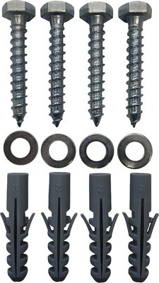 Bodenverankerung für Blome Gartenbänke 2er-Set 66001