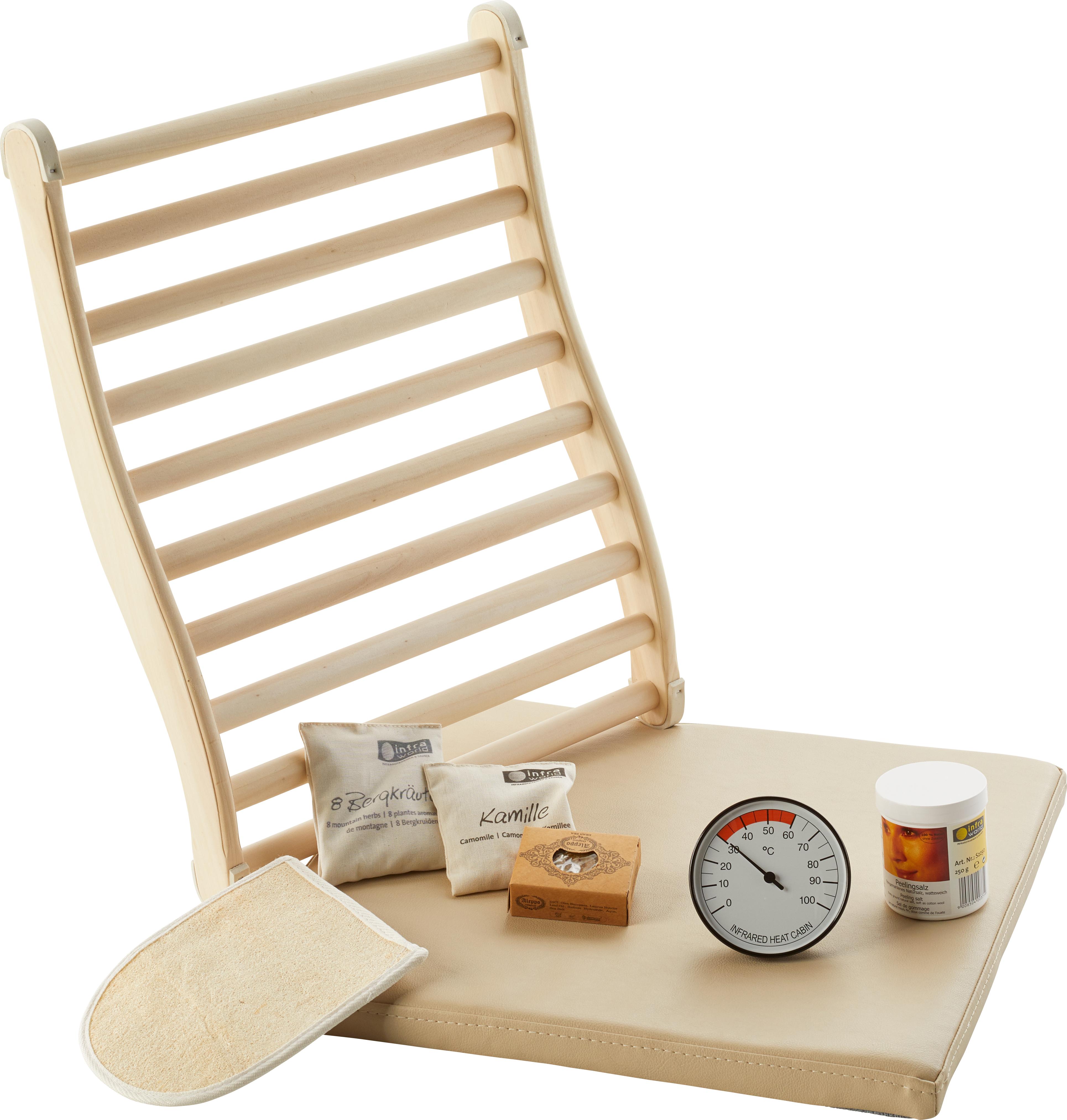 Infraworld Infrarotset Relax 7 teilig Infrarotzubehör Saunazubehör W4415