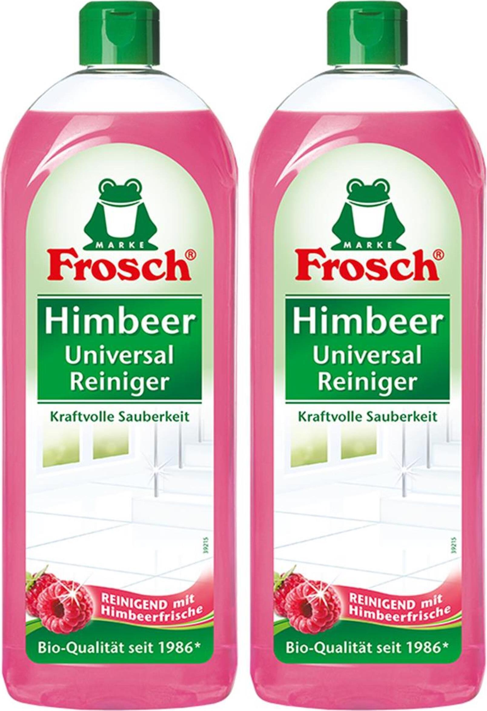 Erdal Frosch Himbeer Universal-Reiniger 750 ml - Kraftvolle Sauberkeit (2er Pack)