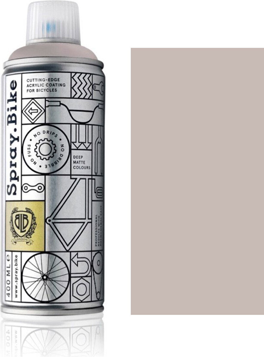 SPRAY.BIKE Fahrrad Lackspray Keine GRUNDIERUNG notwendig - Acryllack Spray 400 ml, Farbe:Clay Hill COSMOS-48121