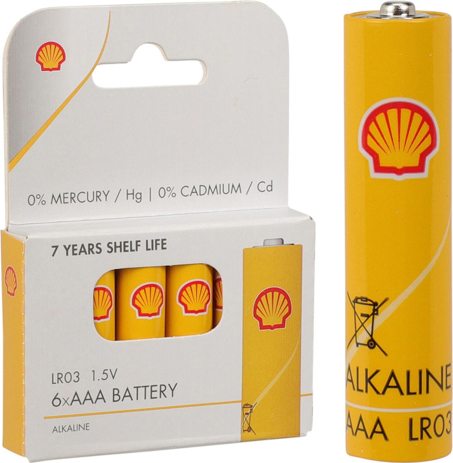 Koopman SHELL Batterie LR03 AAA Alkaline | 6er Pack (24x verfügbar) | zuverlässige Batterien für Geräte mit regelmäßigem Energiebedarf wie Fernbedienungen, Spielzeug, Taschenlampen VX19158-24er