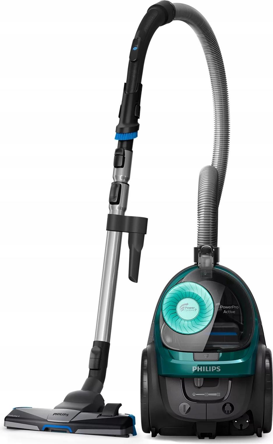 Zyklonstaubsauger 900 W Behälter 1.5 l Triactive+ Hepa 13 Zubehör Philips