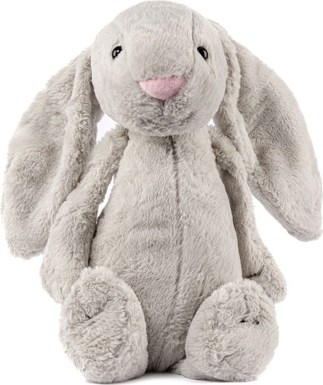Miś Gustaw Gustaw Groß Kaninchen Figo (Grau, 100cm) - Plüsch Kuscheltier, Plüschkaninchen - XXL Kaninchen Tier, Plüsch Mega Gross Kaninchen Plüschtier Kinder