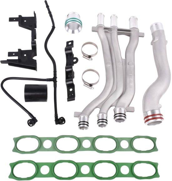 OEM Kühlflüssigkeitsrohrset für Cayenne AWD 4,5 V8 - 2003/2006 - inkl. Kühlwasserhose - Kühlflüssigkeitswärmer - Kühlflüssigkeitsrohr 2026
