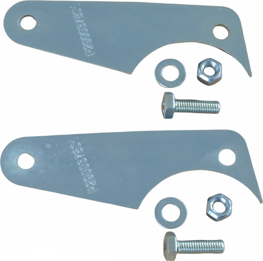 KNOTT GmbH 1 x Set - KNOTT Stoßdämpferhalter recht + links für Raddämpfer Nachrüstung 9057916