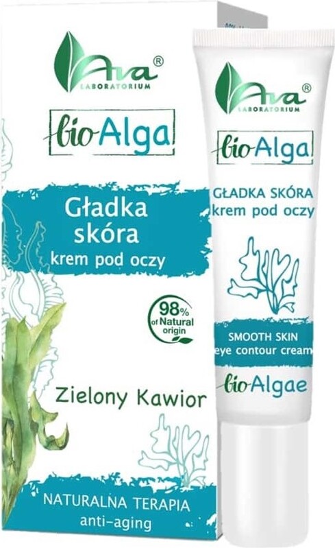 Ava Laboratorium Bio Alga Krem pod oczy - gadka skóra, 15 ml