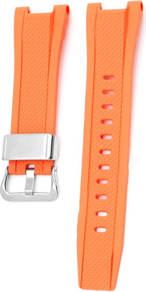 INF Remienok na hodinky so striebornou prackou pre Casio GST-W300G/GST-W300/GST-S300G/GST-S300 Oranžová