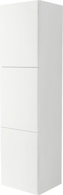 Hochschrank Baden Haus Breite 45 cm weiß hochglanz fertig montiert 53106