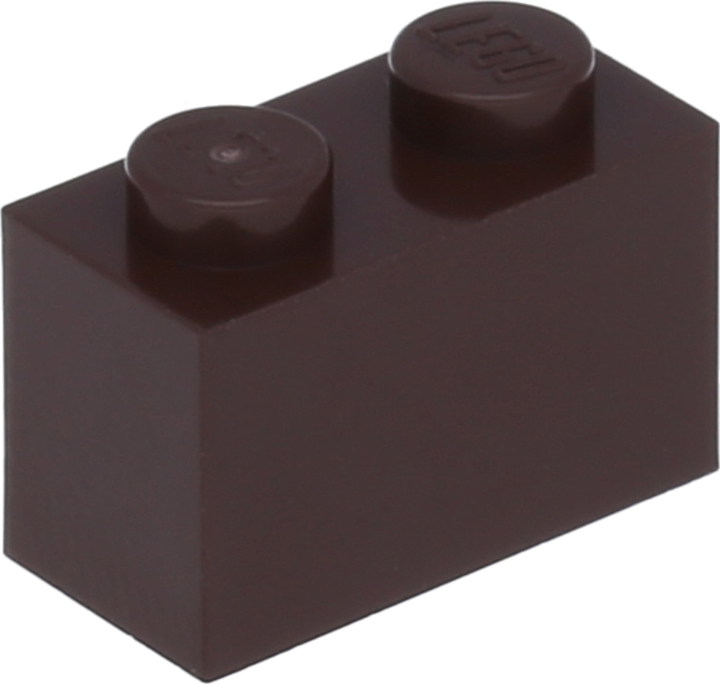 LEGO: 100x Stein 1x2 in 'Dark Brown'