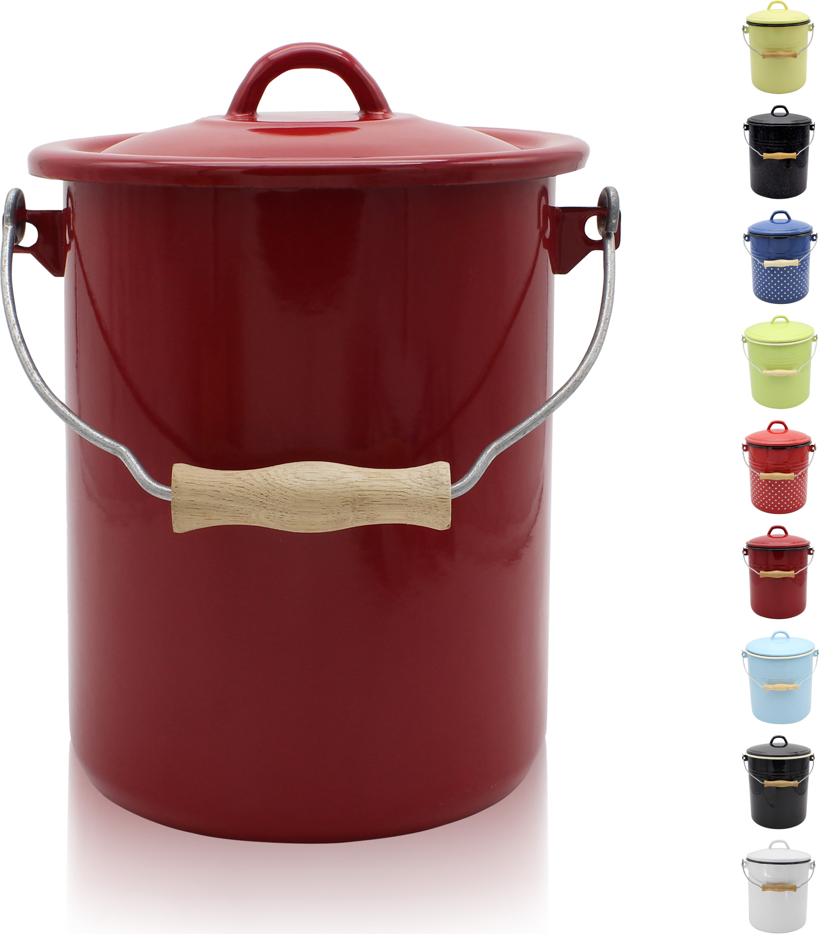 Karl Krueger Karl Krüger M3R Mülleimer rot, 3 Liter