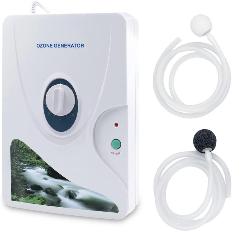 Slyrun Ozongenerator 600 mg/h mit Timer – tragbarer Ozonisator für Luft & Wasser – Zur Geruchsbeseitigung & Reinigung von Obst & Gemüse, kompakt & effizient KAUF-QYSP-HA924-020