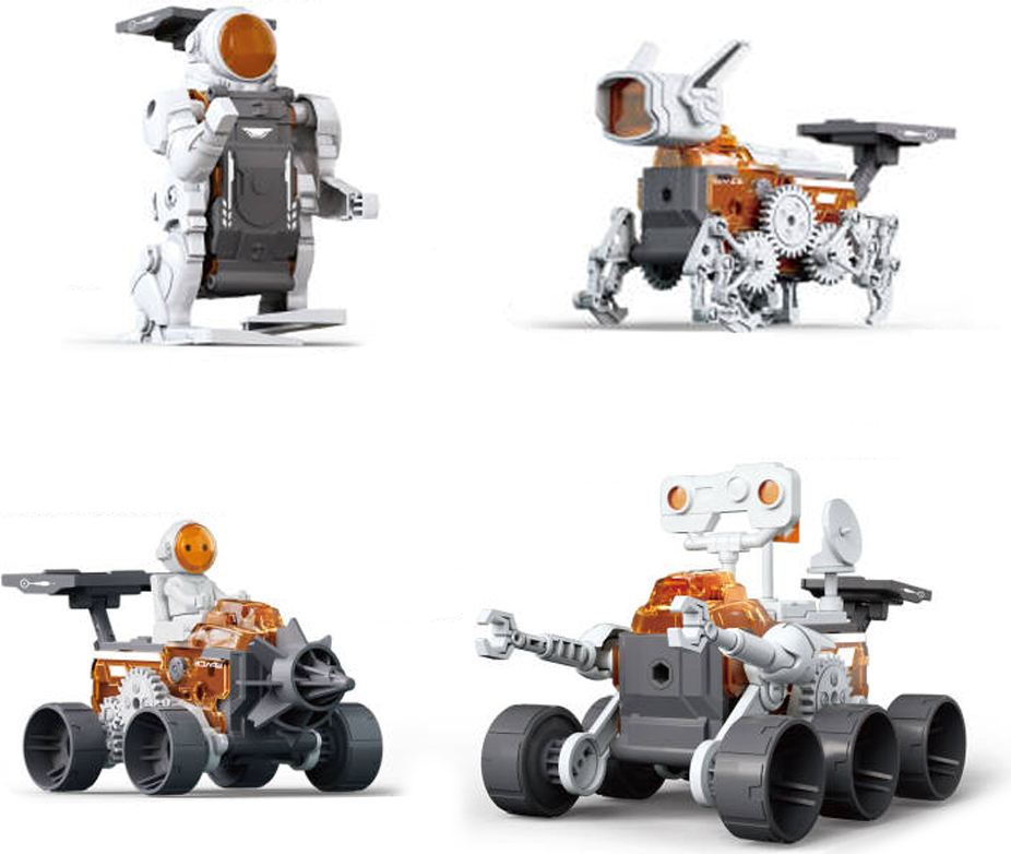 Cocosity stammes-Spielzeug Gebäude,Stammes-Gebäude,Kinder Stammes-Gebäude Spielzeug,Stammes-Blöcke,Stammes-Gebäude Spielzeug,Space Robot Spielzeug,4in4 Space Robot Gebäude Spielzeug