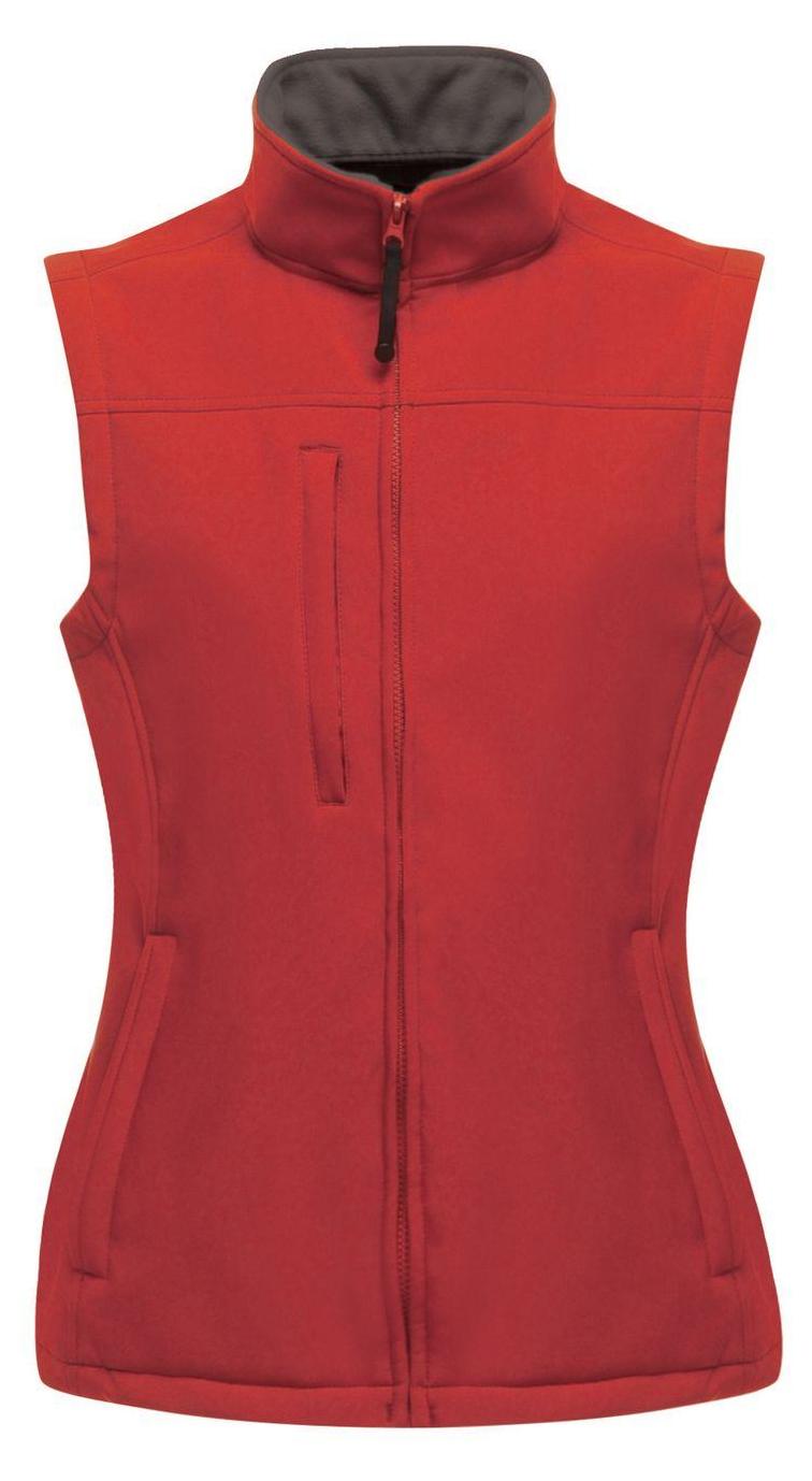 Regatta Damen Softshell-Gilet / Softshell-Weste Flux LT194 (44 DE) (Rot/Grau) UTLT194