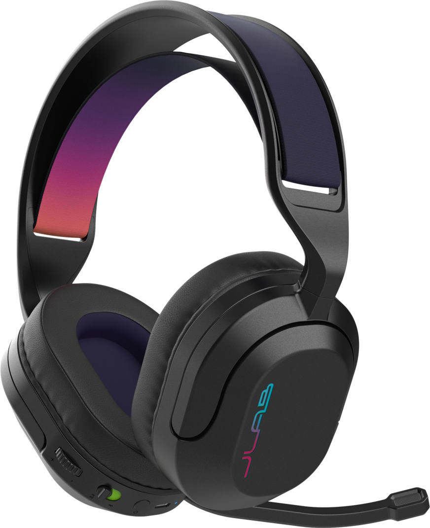 JLab Nightfall Wireless Gaming Headset IEUGHBNHTFALLRBLK4
