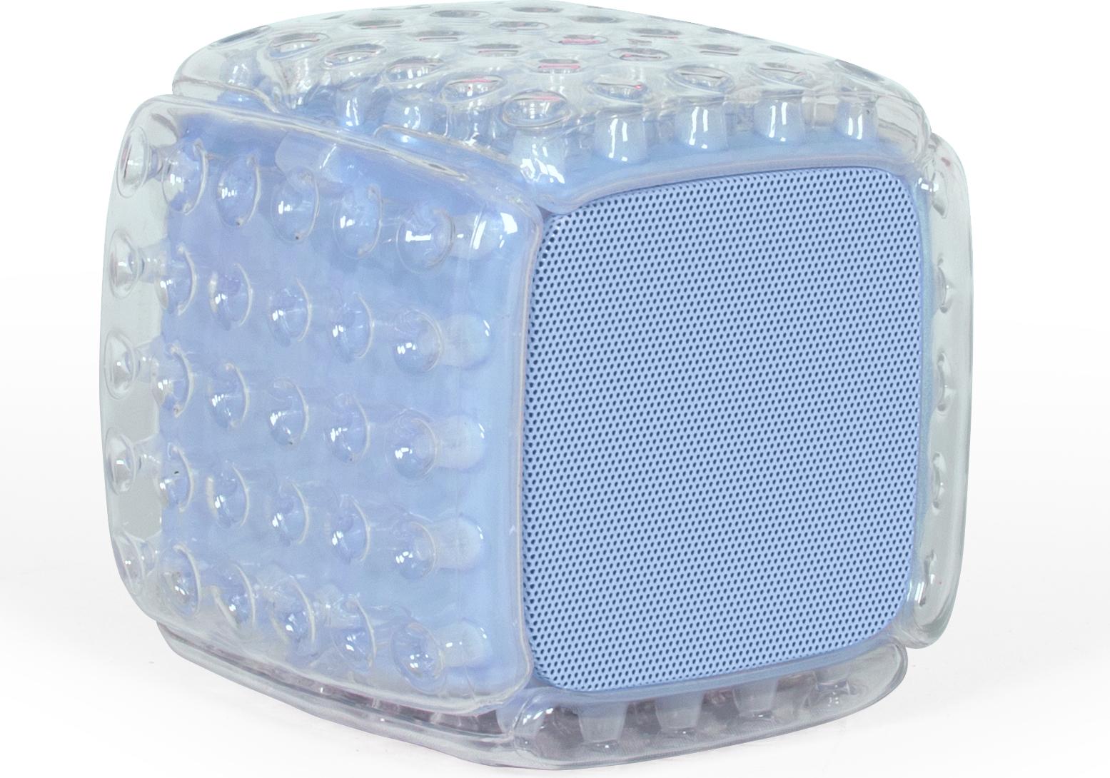 Blauer tragbarer bluetooth-lautsprecher Livoo TES260B