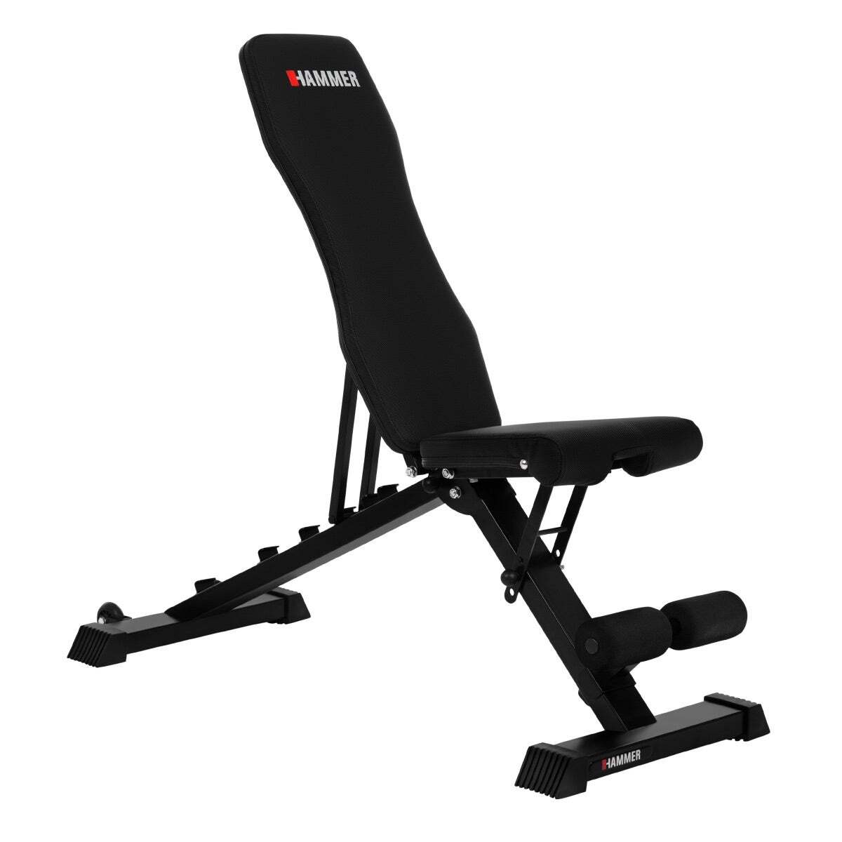 HAMMER Hantelbank Force 2.0, Schrägbank, Negativ-Einstellung, 200 kg belastbar 5200