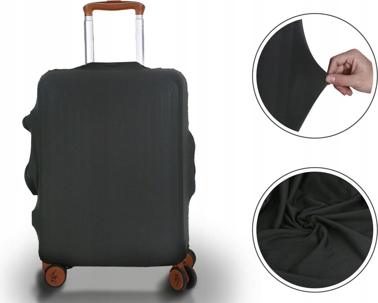 Inna Kofferhülle XL 29-33 Zoll 76-85cm Kofferschutzhülle Elastisch Schwarz