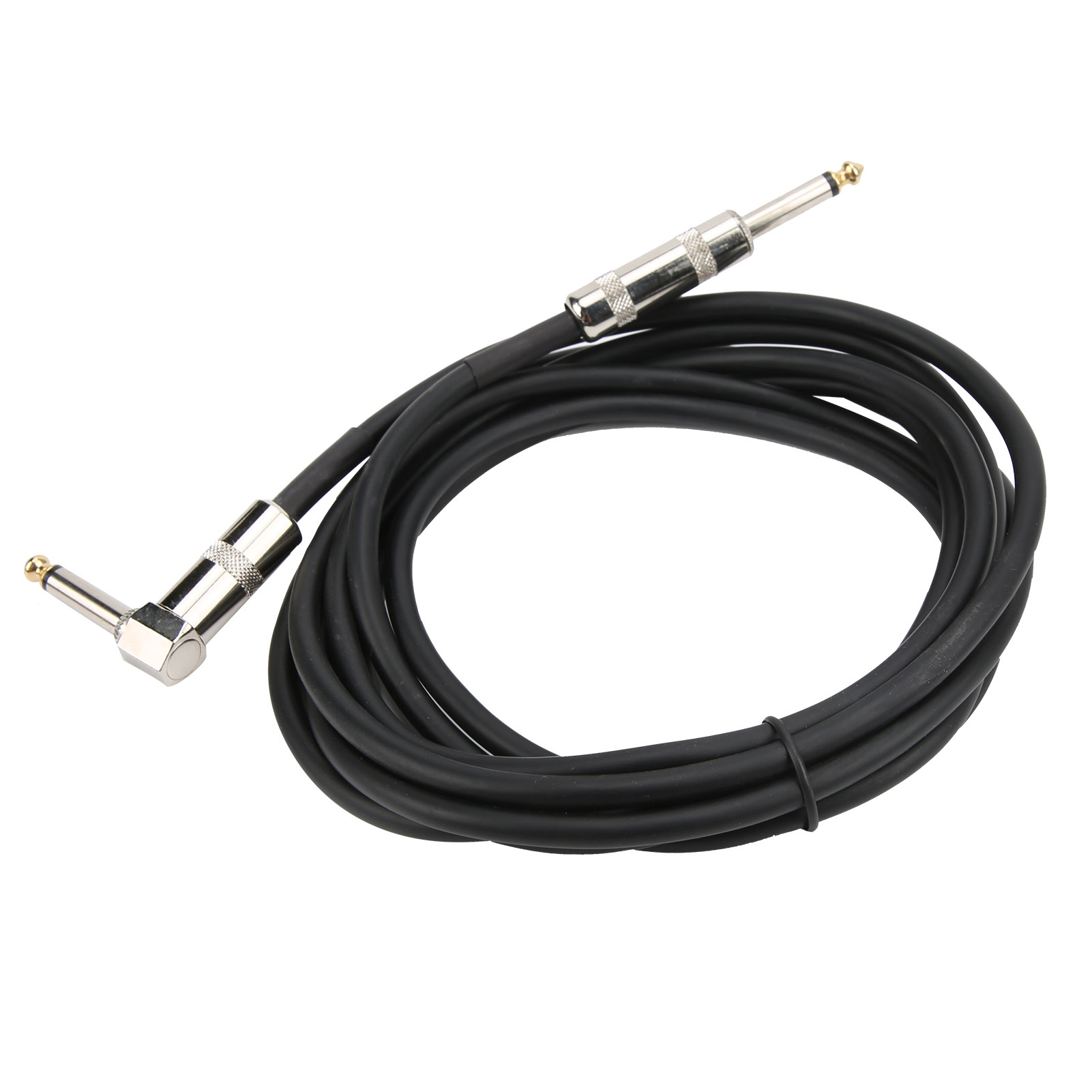 Cocosity Gitarrenkabel rechtwinkliges Gitarrenkabel 6.35mm Audio Gitarrenkabel Bass AMP Kabel Bühnengitarrenkabel Kabel für elektronische Musikinstrumente
